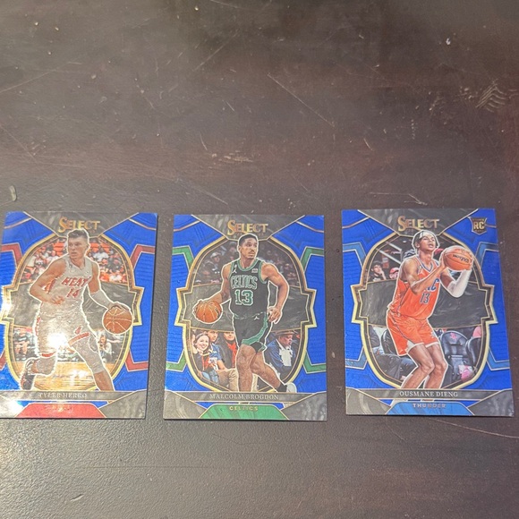 Select Basketball Trading Cards Trio